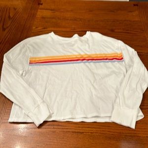 Women’s Arizona brand, long sleeve T-shirt, crop top size large